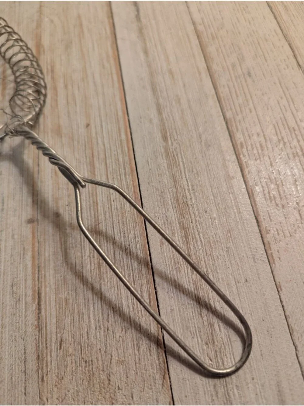 Vintage Coil Whisk Wisk Wire Beater Mixer Metal 12